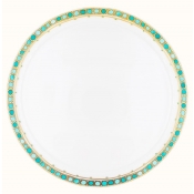 Haviland Parlon  Syracuse Turquoise Round Cake Plate