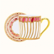 Haviland Parlon  Syracuse Rose Demitasse Cup and Saucer