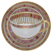Haviland Parlon  Syracuse Rose Tea Cup and Saucer