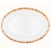 Haviland Parlon  Syracuse Rose Oval Platter Small