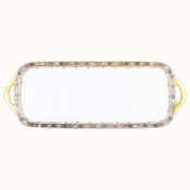 Haviland Parlon  Syracuse Taupe Rectangular Sandwich Tray