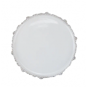 Arte Italica Imperial White Bread/Canape Plate - 6"