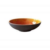 Jars Tourron Orange Soup Plate - 7.48"