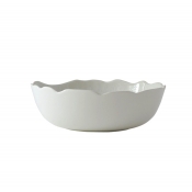 Jars Plume Perle/White Deep Pasta Plate - 8.5"