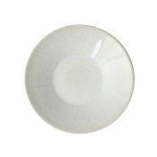 Jars Vuelta Perle/White Soup Plate - 9"