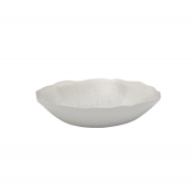 Jars Plume Perle/White Soup Plate -  8.3"