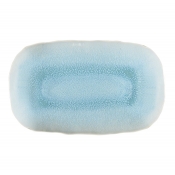 Jars Plume Atoll/Blue Platter/Rectangular Dish - 15.4"