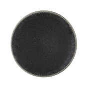 Jars Tourron Celeste/Black Dinner Plate - 10.24"