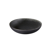 Jars Tourron Celeste/Black Deep Pasta Plate - 9.06"