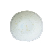 Jars Plume Nacre/White Dinner/Plate - 9.3"