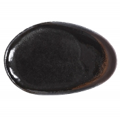 Jars Wabi Kemuri/Brown Oval Platter - 14.7"