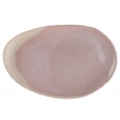 Jars Wabi Rose/Pink Oval Platter - 14.7"