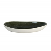 Jars Maguelone Orage Uni/Green Platter/ Oval Dish - 8.3"