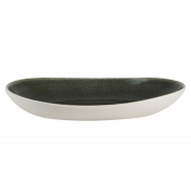 Jars Maguelone Orage Uni/Green Serving Tray/Long Dish - 7"