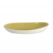 Jars Maguelone Genet/Yellow Platter/ Oval Dish - 8.3"