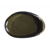 Jars Wabi Seidou/Green Platter/Oval Dish - 9.45"