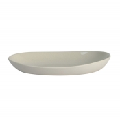 Jars Maguelone Quartz/White Platter/ Oval Dish - 3"