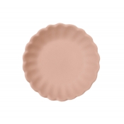 Jars Jardin De Maguelone Rhubarbe/Pink Bowl/Fruit Cup Petal Shape - 6.7"