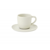 Jars Maguelone Neige Ecru/White Espresso Cup - 3 oz