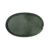 Jars Maguelone Orage Uni/Green Platter/ Oval Tray - 10.6"
