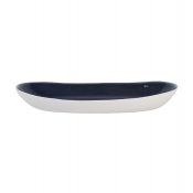 Jars Maguelone Bleu Nuit/Blue Serving Tray/Long Dish - 7.1"