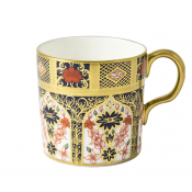 Royal Crown Derby Old Imari Solid Gold Band Coffee Cup