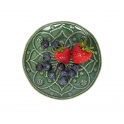 Juliska Jardins Du Monde Side/Cocktail Plate Assorted Set/4 - Basil