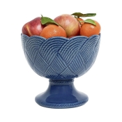 Juliska Le Panier Mystic Knot Denim Footed Bowl - 8.25"