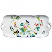 Royal Limoges Paradis Bleu Rectangular Cake Plate