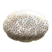 Royal Limoges Olivier Gold Oval Platter - Large