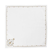 Juliska Heidi Embroidered Gold/Silver Napkin - Set/4