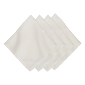 Juliska Berry Scallop Napkin Set/4 - White