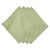 Juliska Berry Scallop Napkin Set/4 - Light Green