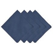 Juliska Berry Scallop Navy Napkin - Set/4