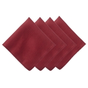 Juliska Berry Scallop Ruby Napkin - Set/4