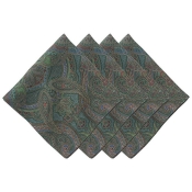 Juliska Paisley Evergreen  Napkin -  Set/4
