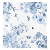 Juliska Field of Flowers Chambray Napkin - Set/4