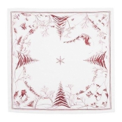 Juliska Country Estate Winter Frolic Ruby Napkin - Set/4