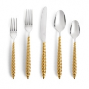 L'Objet Jessica McCormack Shell Gold  5 Piece Setting