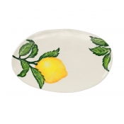 Vietri Limoni Small Oval Platter - 13"