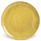 L'Objet Fortuny Delphi Yellow Dinner Plate - 10.25"
