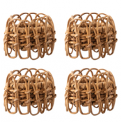 Juliska Provence Rattan Napkin Ring Natural - Set/4