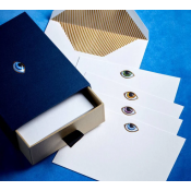 L'Objet Lito-Eye Stationery Set 12 Notecards + Envelopes