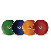 L'Objet Lito Plates Assorted- Collection 2 / Set of 4