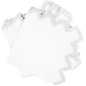 Matouk Aziza Napkin Silver - 22" Square - Set of 4