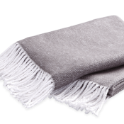 Matouk Pezzo Throw Charcoal
