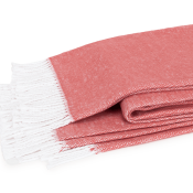 Matouk Pezzo Throw Deep Coral
