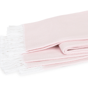 Matouk Pezzo Throw Pink