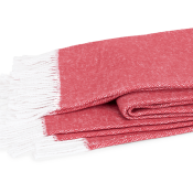 Matouk Pezzo Throw Redberry