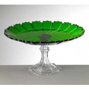 Mario Luca Giusti Ninfea Cake Plate Green - 11.75"